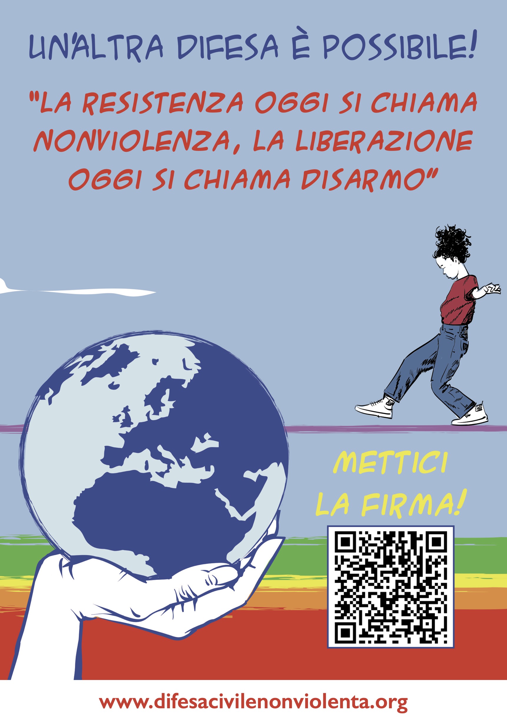 Locandina A4 della campagna
