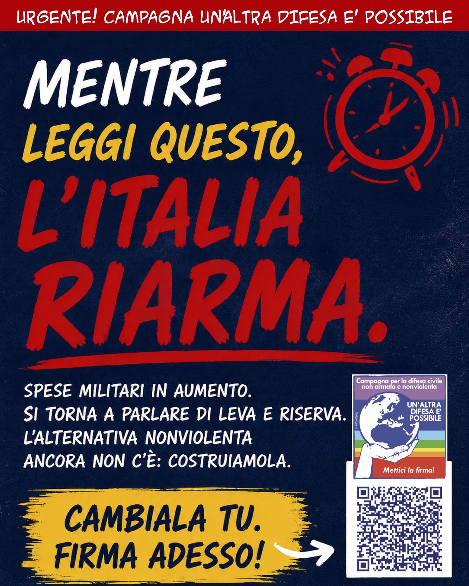 Mentre leggi questo, l'Italia riarma